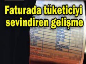 Faturada sevindiren gelişme