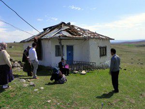Kuluda fırtına hasar tespiti yapıldı
