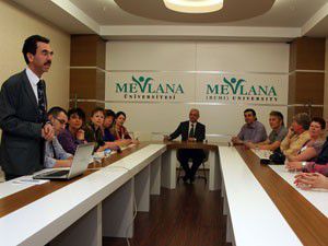Mevlâna Üniversitesine yabancı misafir