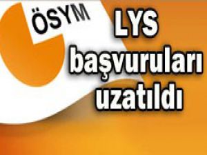 ÖSYM, LYS için ek süre verdi
