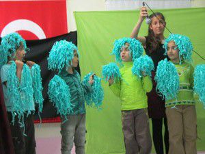 Öğrencilerden yangın uyarısı