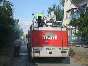 Beyşehirde ot yangını
