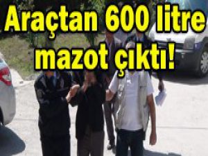 Mazot hırsızları yakalandı