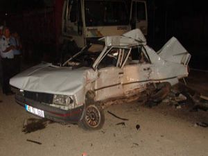 Konyada zincirleme kaza: 1 ölü, 1 yaralı