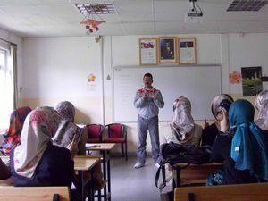 Öğrenciler işaret dili eğitimini aldı