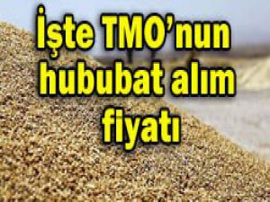 TMOnun hububat alım fiyatı açıklandı