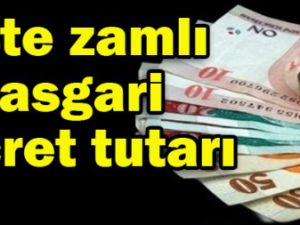 1 Temmuzdan itibaren asgari ücret