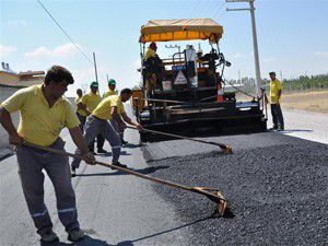 Meramda yol genişleme çalışmaları