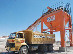Karatay alt yapısına mekanik plent kalitesi