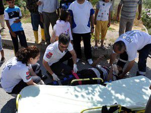 Seydişehirde trafik kazası: 1 yaralı