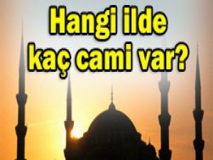 İl il cami sayısı