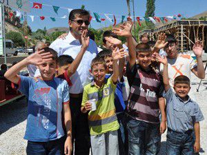 Derecamikebir Sosyal Tesislerinin temeli atıldı