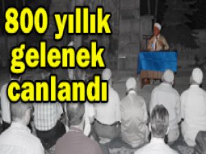 Tarihi Namazgahta gelenek canlandı