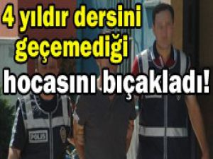 Profesörü rambo bıçağıyla bıçakladı!