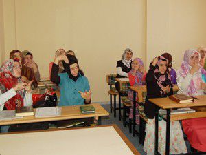 Engelli öğrencilere Kuran kursu