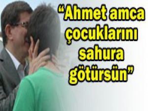 Oğlundan Davutoğluna sitem