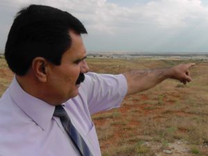 Hüyükte gölet ve sulama projesi