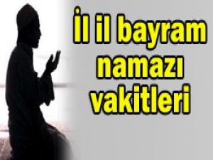 Konyada kaçta kılınacak?
