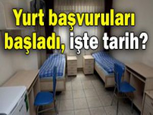 Yurt, burs, kredi başvuru tarihleri