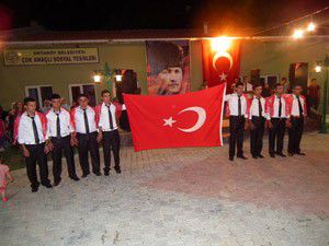 Ortaköyde asker uğurlama gecesi
