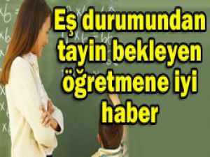 Öğretmene iyi haber