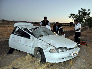 Konyada trafik kazası: 2 yaralı