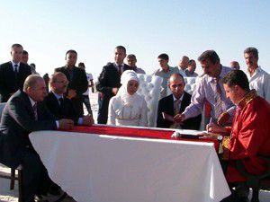 Tuz Gölünde toplu nikah töreni