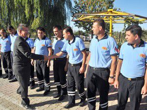 Başkan Oğuldan itfaiyecilere ziyaret