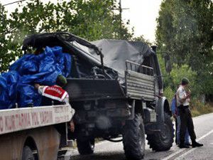 Askeri araç kaza kaptı: 5 yaralı