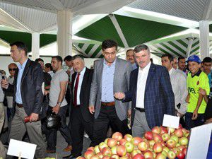 Organik ürün pazarının açılışı yapıldı