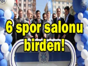Spor salonlarının temeli atıldı