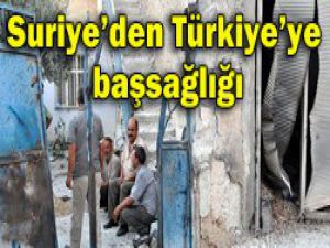Suriyeden ilk açıklama