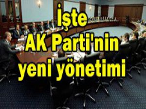 AK Partide görev dağılımı belli oldu