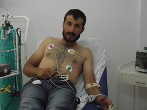 Akrep sokması sonucu hastanelik oldu