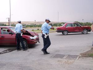 Konyada trafik kazası: 2 yaralı