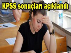 KPSS sonuçları açıklandı