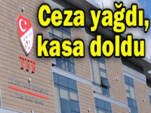 Cezalar TFFnin kasasını doldurdu