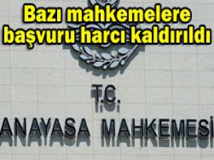 Harç alınması hükmü iptal edildi