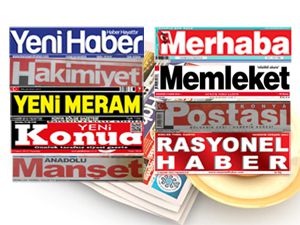 İşte Konyada günün gazete manşetleri