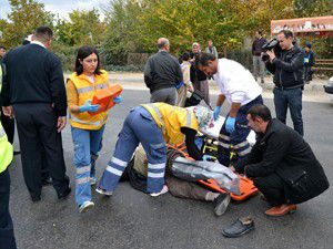 Ereğlide trafik kazası: 2 yaralı