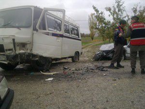 Beyşehirde trafik kazası: 7 yaralı