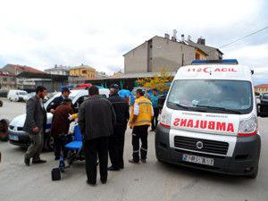 Seydişehirde trafik kazası: 1 yaralı