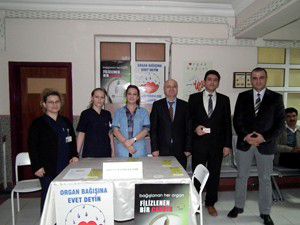 Akşehirde organ bağışı standı açıldı