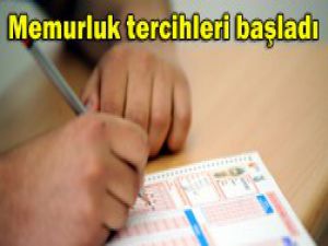 KPSSde tercih işlemi başladı