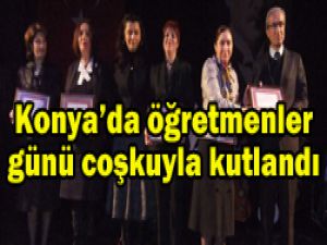 Konyada Öğretmenler Günü kutlamaları