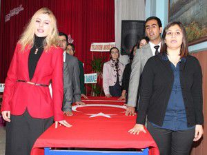 Beyşehirde öğretmenler yemin etti