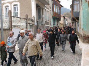 Akşehirde obeziteye karşı yürüyüş