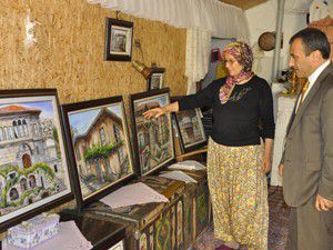 Ressam Kırdarın çalışmalarını yerinde inceledi
