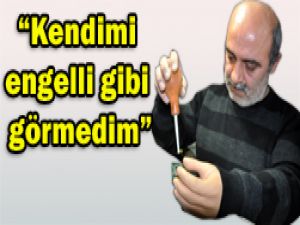 Çalışma azmiyle görenleri şaşırtıyor