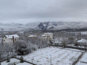 Kar Halkapınarda 10 santimetreyi buldu
